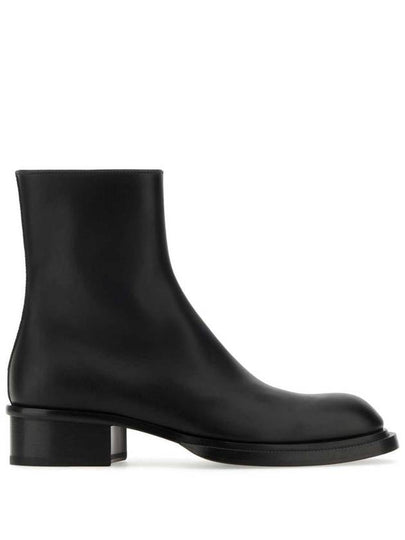 Zip Biker Boots Black - ALEXANDER MCQUEEN - BALAAN 2