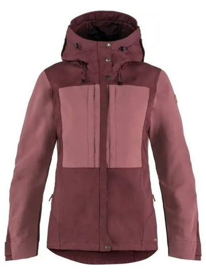 Women's Keb Hooded Jacket Purple - FJALL RAVEN - BALAAN 2