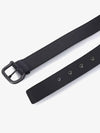 Intrecciato Leather Belt Black - BOTTEGA VENETA - BALAAN 4