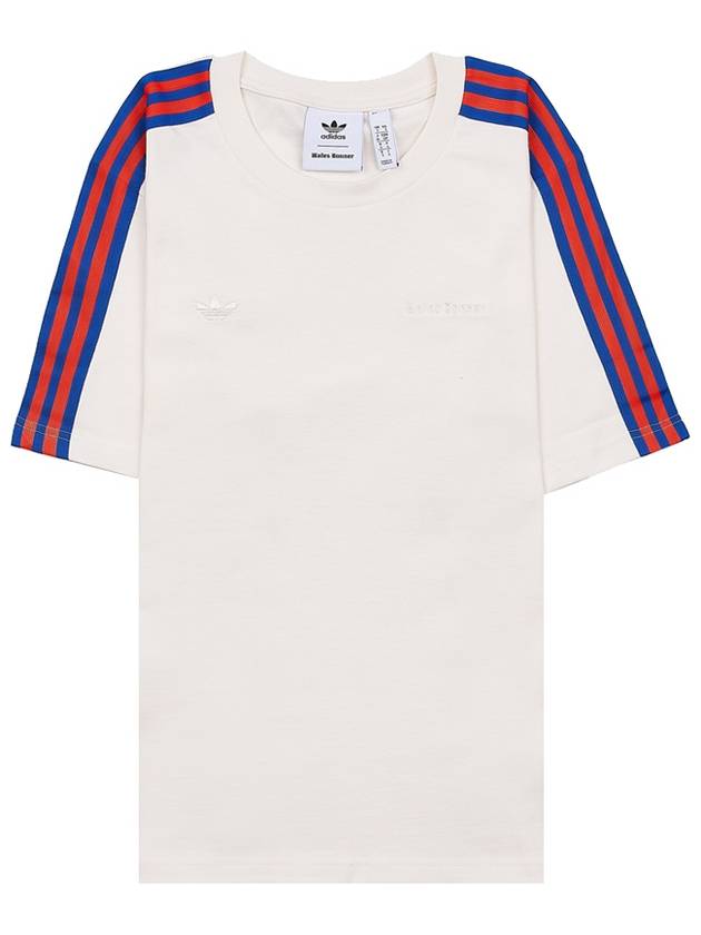 24SS x Wales Bonner Short Sleeve T-Shirt IW3606 CWHITE - ADIDAS - BALAAN 11