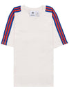 24SS x Wales Bonner Short Sleeve T-Shirt IW3606 CWHITE - ADIDAS - BALAAN 9