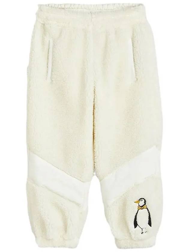 Kids Penguin Fleece Pants Ivory 11000093 10 - MINI RODINI - BALAAN 1