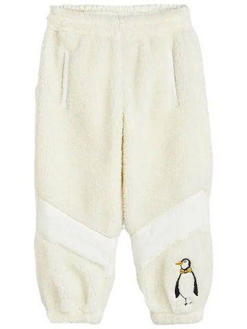 Kids Penguin Fleece Pants Ivory 11000093 10 - MINI RODINI - BALAAN 1