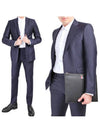 Striped Slim Fit Suit Navy - GIVENCHY - BALAAN 2