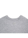 Men's Back Metal Square Texture V-neck Button Cardigan Gray W233KN12510G - WOOYOUNGMI - BALAAN 5