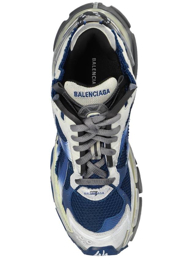 Runner Gradient Low Top Sneakers Grey Navy - BALENCIAGA - BALAAN 7