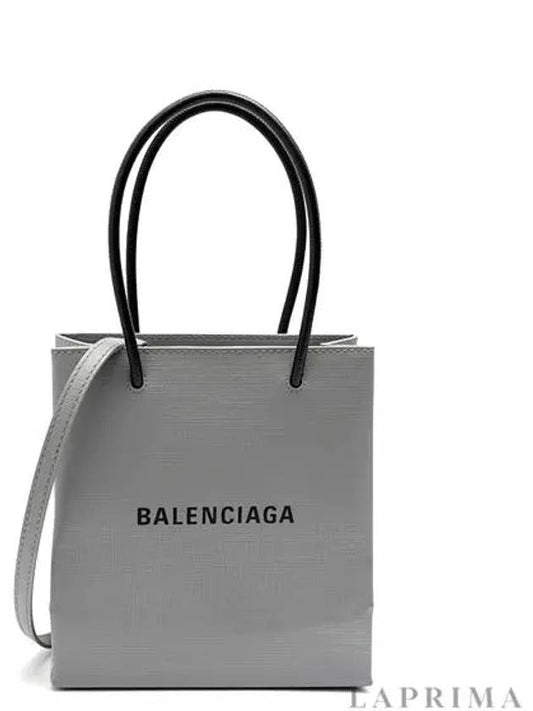 Shopping XXS North South Tote Bag Grey - BALENCIAGA - BALAAN 2