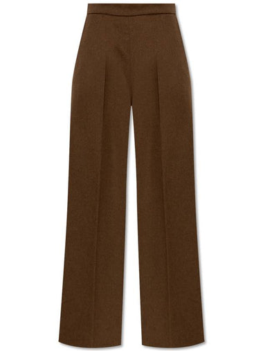 Max Mara Wool Trousers Axe, Women's, Brown - MAX MARA - BALAAN 1