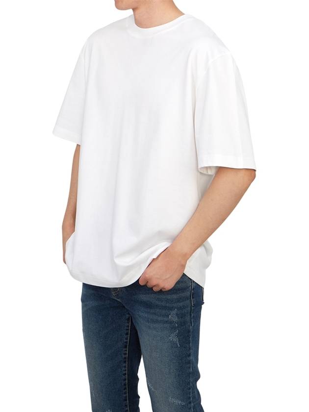 Men's short sleeve t-shirt LAY SNM 1066 OPTIC WHITE - STUDIO NICHOLSON - BALAAN 4