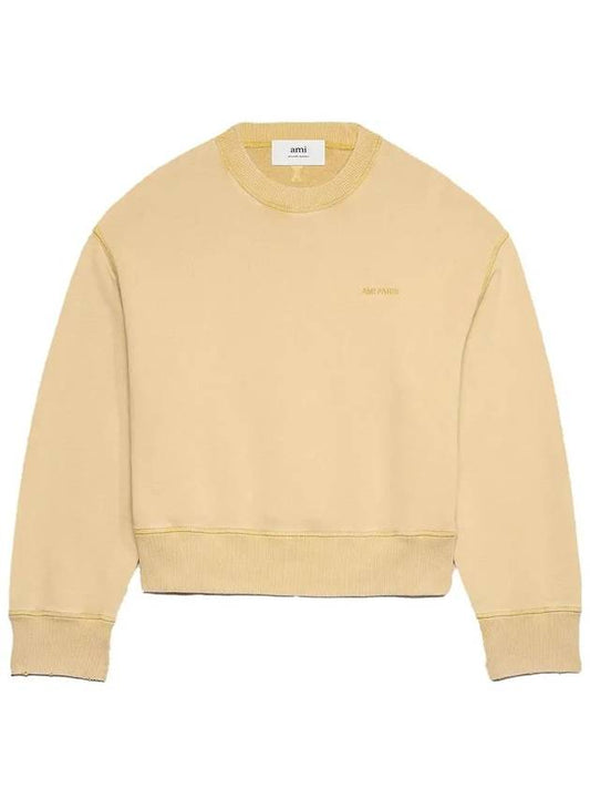 Fade Out Sweatshirt Vanilla Cream - AMI - BALAAN 2