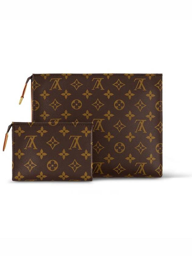 Toiletry Chain Monogram Pouch Bag Brown - LOUIS VUITTON - BALAAN 6