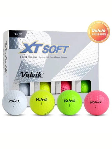 XT soft 3-piece urethane color golf ball - VOLVIK - BALAAN 1