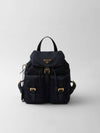 Triangle Logo Re-Nylon Small Backpack Blue - PRADA - BALAAN 2