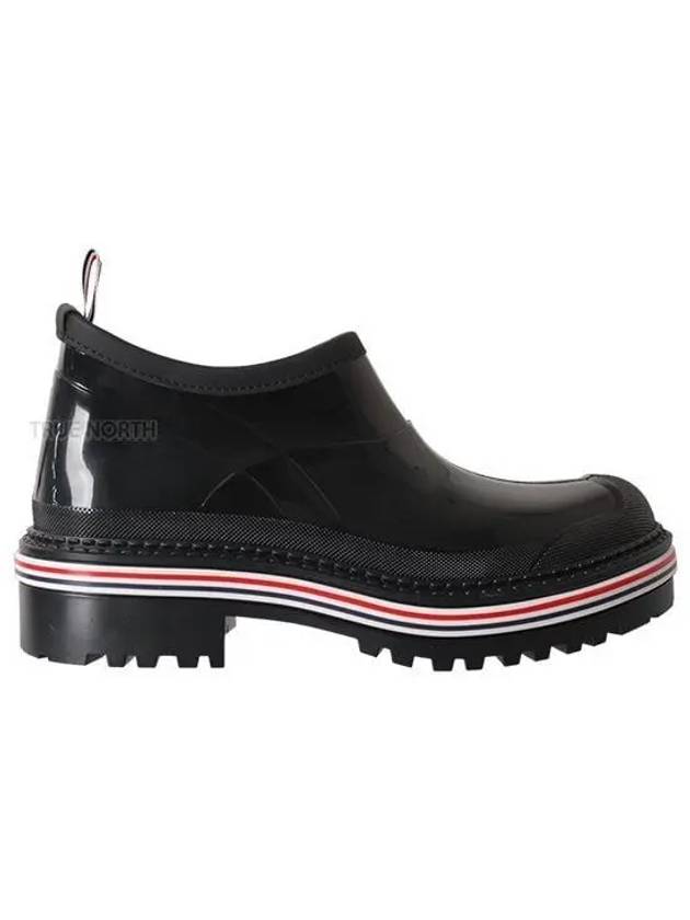 Women's Molded Rubber Garden Middle Boots Black - THOM BROWNE - BALAAN 2