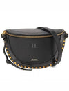 Skano Grain Leather Belt Bag Black - ISABEL MARANT - BALAAN 2