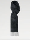 Cashmere Shawl Light Damier Scarf Muffler Black M77185 - LOUIS VUITTON - BALAAN 2