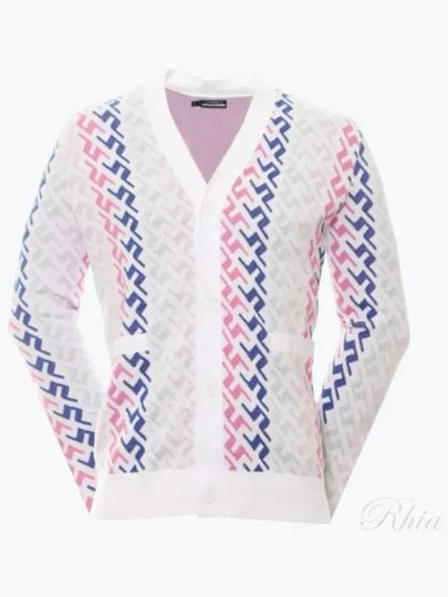 Men's Vice Pink Painting Bridge Knit Top White - J.LINDEBERG - BALAAN 2