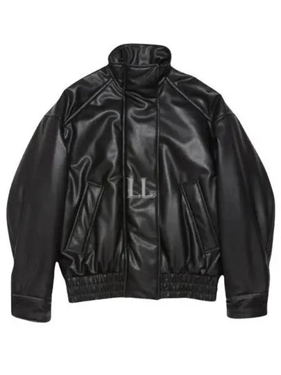 High Neck Bomber Jacket Black - ACNE STUDIOS - BALAAN 2