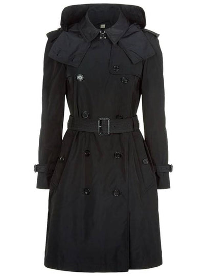 Ladies Amberford Taffeta Trench Coat Black - BURBERRY - BALAAN 2