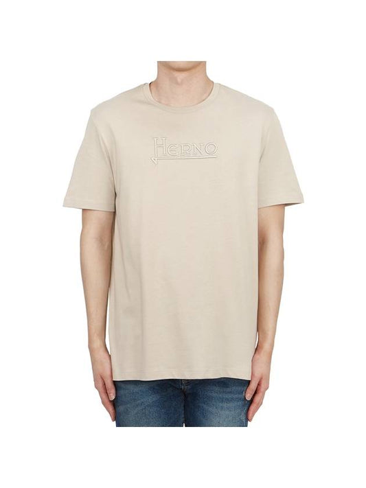 Men's Short Sleeve T-Shirt JG000211U 52000 1985 - HERNO - BALAAN 1