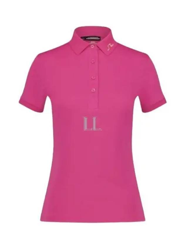 Women's Tour Tech Golf Polo PK Shirt Pink - J.LINDEBERG - BALAAN 2