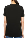 Women's Boke Flower Polo Shirt Black - KENZO - BALAAN 5