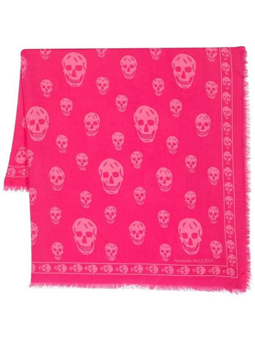 Alexander McQueen Scarfs Fuchsia - ALEXANDER MCQUEEN - BALAAN 1