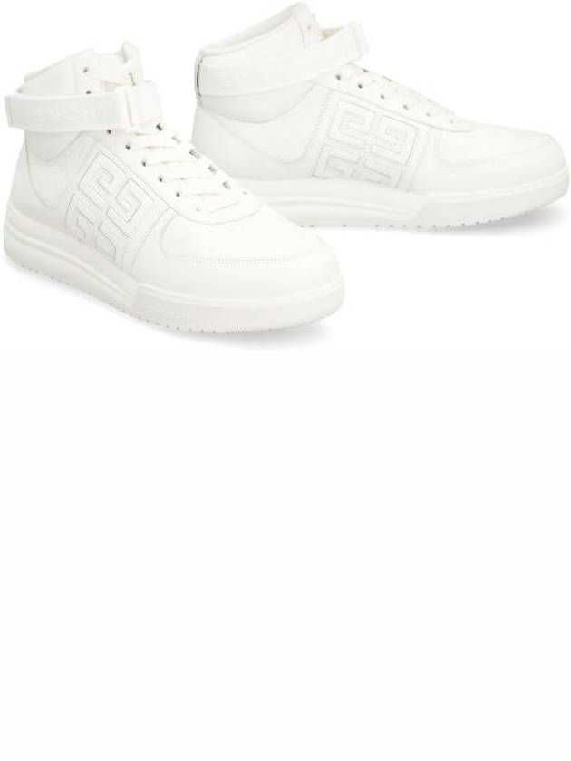 G4 Leather High Top Sneakers White - GIVENCHY - BALAAN 4