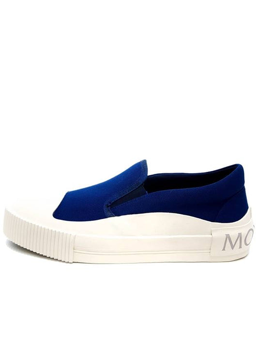 Men's Genius SlipOn Sneakers Blue 4B00020M1511 758 - MONCLER - BALAAN 2