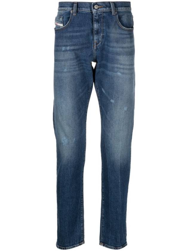 Straight Denim Jeans Blue - DIESEL - BALAAN 2