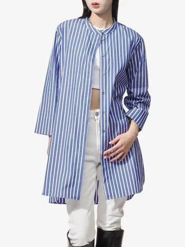 Max Mara Rovigo Shirt Blue 91960239600002 - S MAX MARA - BALAAN 1