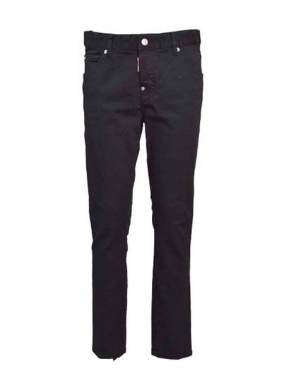 Bull Cool Girl Low Rise Denim Jeans Black - DSQUARED2 - BALAAN 2