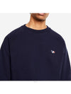 Tricolor Fox Patch Sweatshirt Dark Navy - MAISON KITSUNE - BALAAN 5