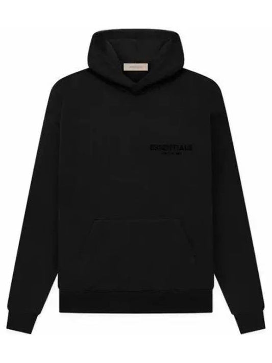 Essentials Logo Print Hoodie Black - FEAR OF GOD - BALAAN 2