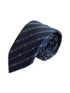 Gancini Print Silk Tie Navy - SALVATORE FERRAGAMO - BALAAN 2