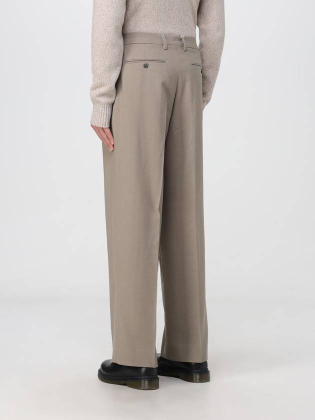 Wool Wide Pants Brown - AMI - BALAAN 4