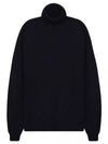 Shetland Wool Turtleneck Black - PRADA - BALAAN 2