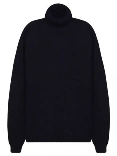 Shetland Wool Turtleneck Black - PRADA - BALAAN 2