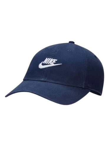 Club Unstructured Futura Washed Ball Cap Midnight Navy - NIKE - BALAAN 1