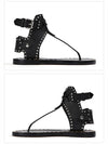 Johanna Studded Leather Sandals Black - ISABEL MARANT - BALAAN 3