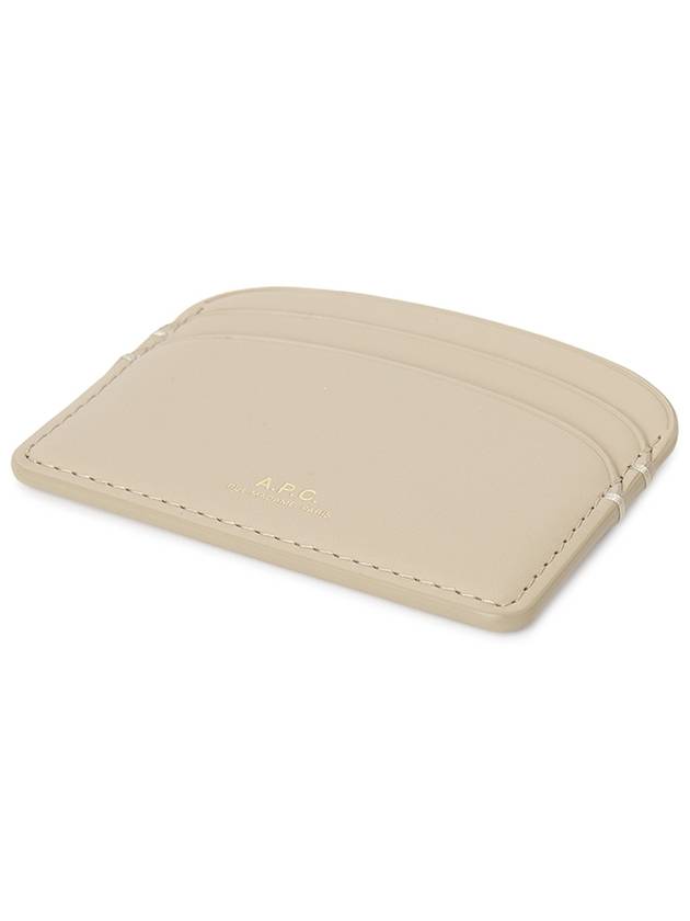 Demi Lune Card Wallet Nude Beige - A.P.C. - BALAAN 4