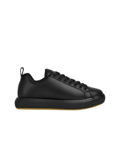 Pillow Leather Low Top Sneakers Black - BOTTEGA VENETA - BALAAN 2