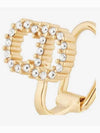 Clair CD Signature Clip Earrings Gold - DIOR - BALAAN 2