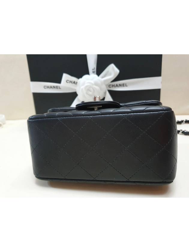 Petit Sac Black Lambskin Silver A35200 - CHANEL - BALAAN 6