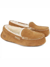 Women's Ansley Wool Moccasin Flat Chestnut - UGG - BALAAN 3