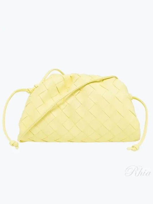 Intrecciato Mini Pouch Bag Yellow - BOTTEGA VENETA - BALAAN 2