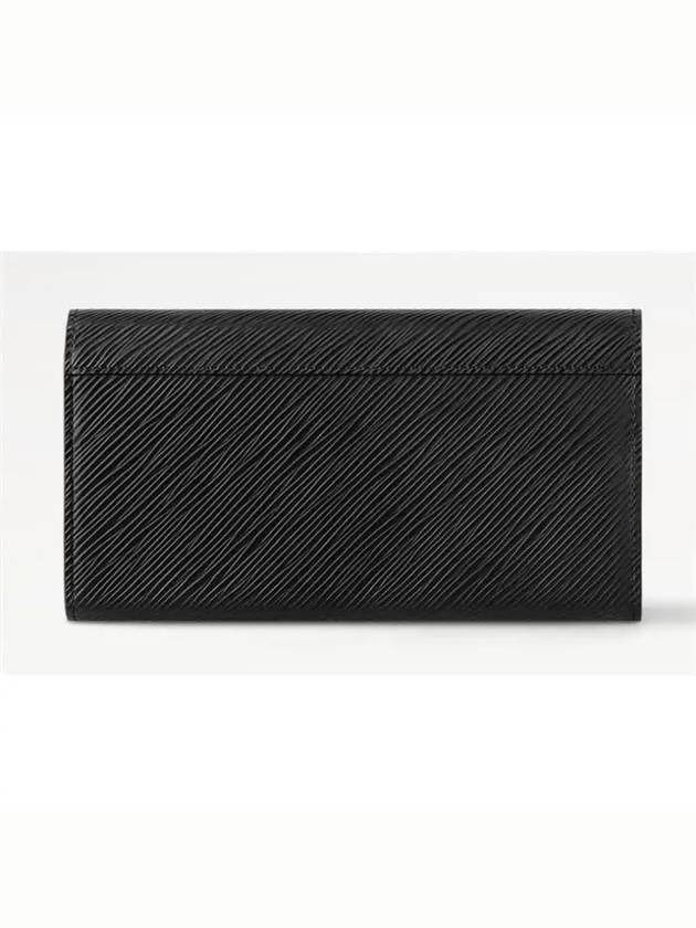 Epi Grain Twist Long Wallet Black - LOUIS VUITTON - BALAAN 7