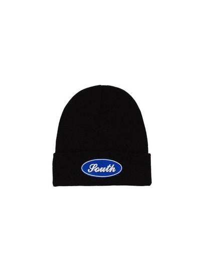 Men's Circle Logo Beanie Black 23FW021 - APEX DESIGN - BALAAN 2