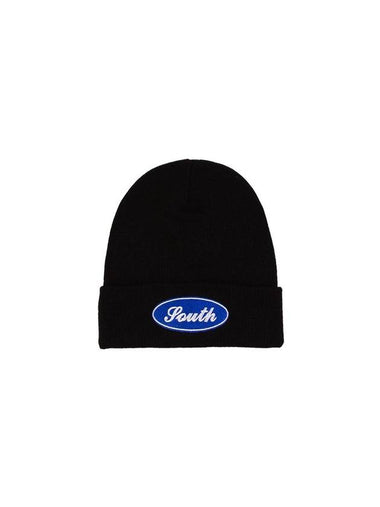 Men's Circle Logo Beanie Black - APEX DESIGN - BALAAN 1