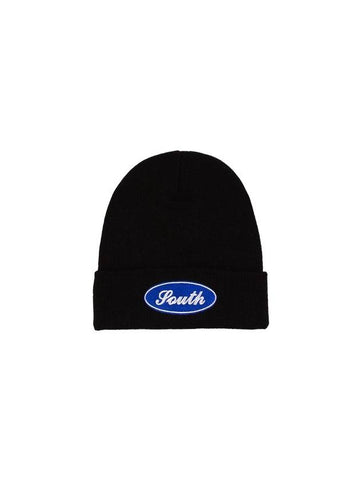 Men's Circle Logo Beanie Black 23FW021 - APEX DESIGN - BALAAN 1